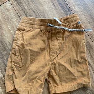 Feather 4 Arrow boys tan corduroy shorts